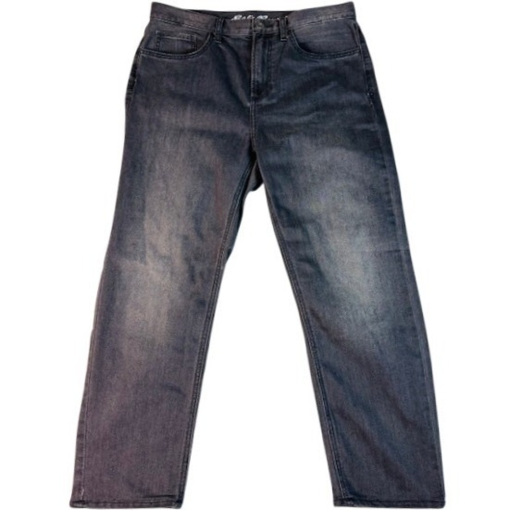 Eddie Bauer Jeans Womens 6 Grey Straight‎ Leg Specially Dyed High Rise Stretch